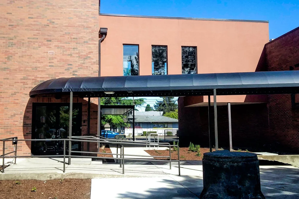 Covered Walkway Canopy