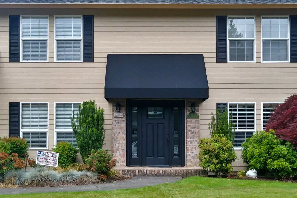 Black Welded Awning
