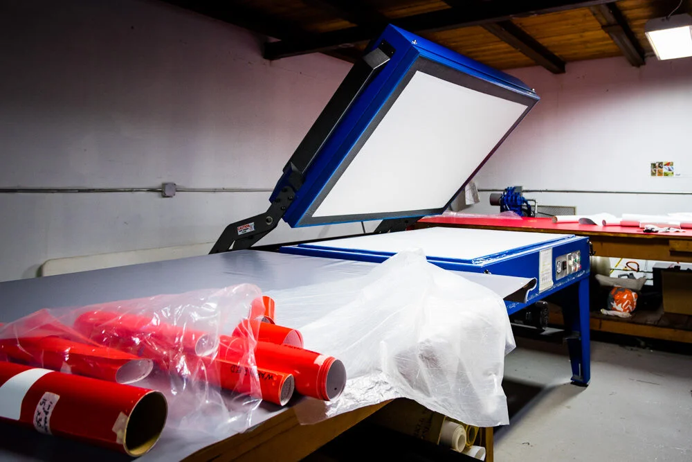 Sunbrella Graphics Machine