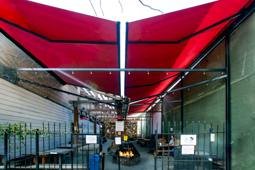 Mississippi Studios Motorized Retractable Patio Awnings