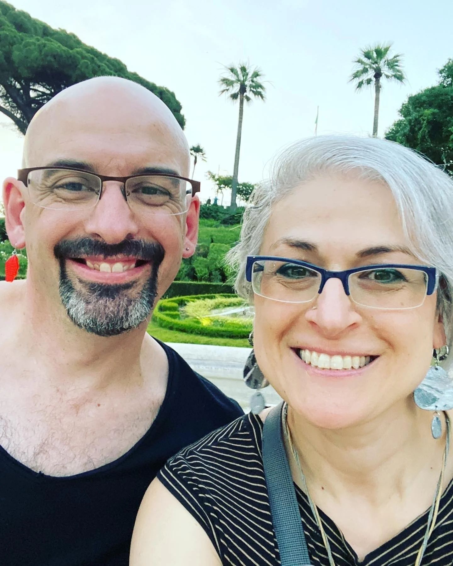 Josh and Angie At Villa Bellini