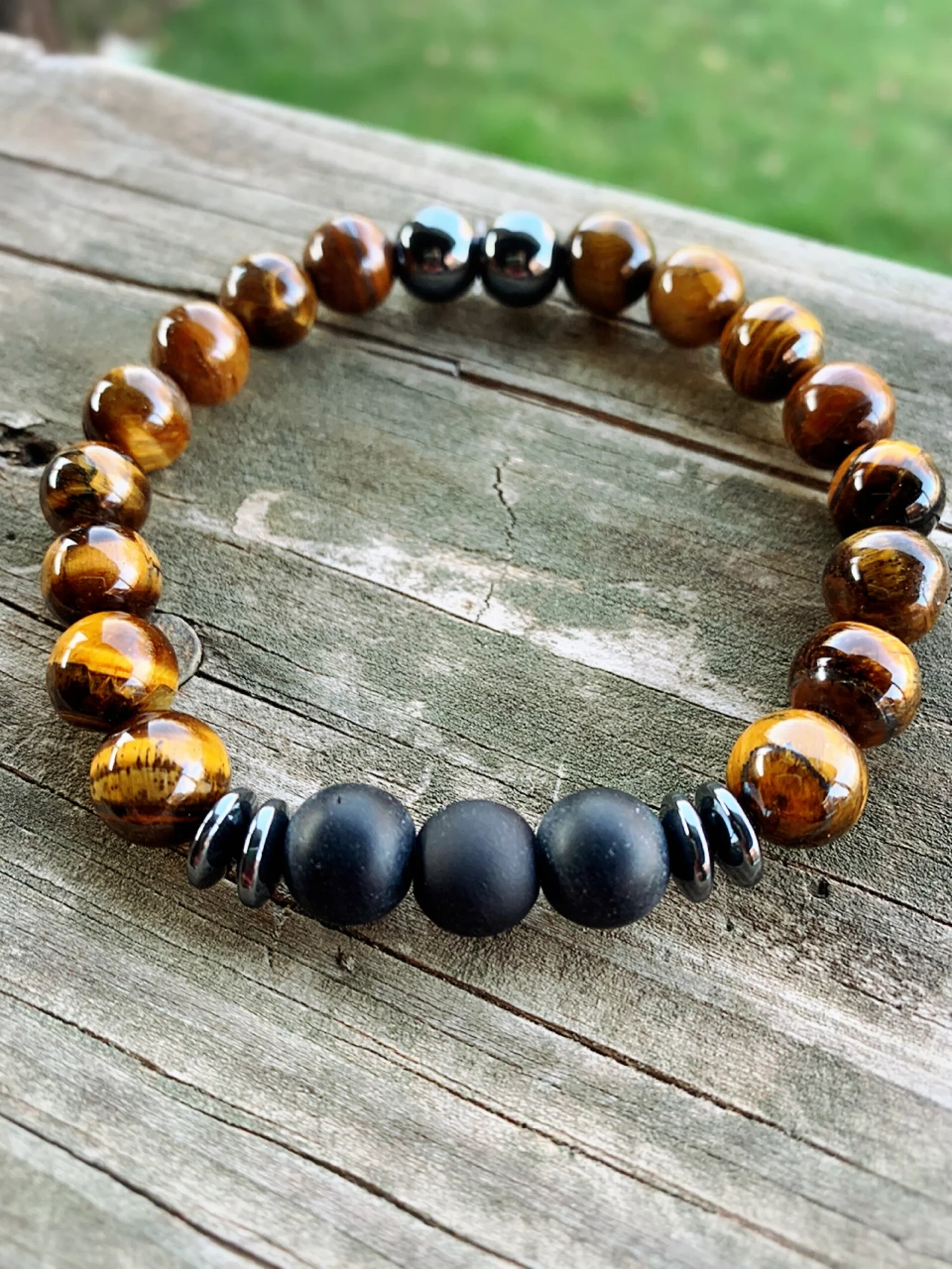 Mens tiger eye bracelet sale
