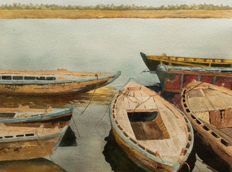 ON THE GANGES, INDIA