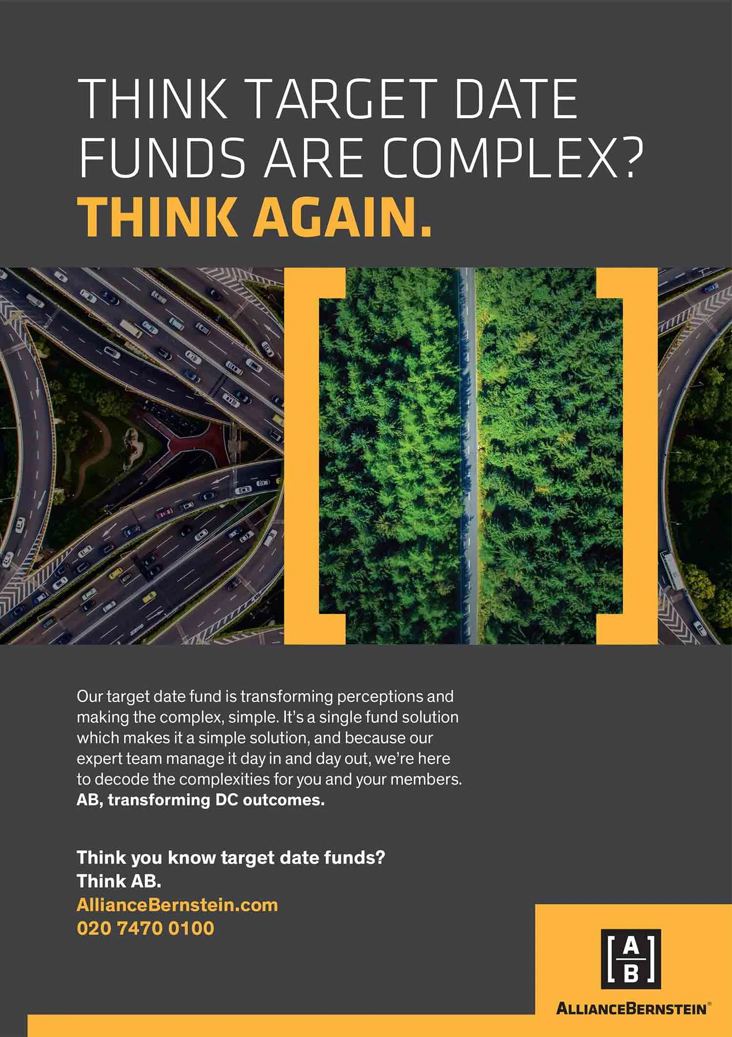 Defined Contributions ad for EMEA