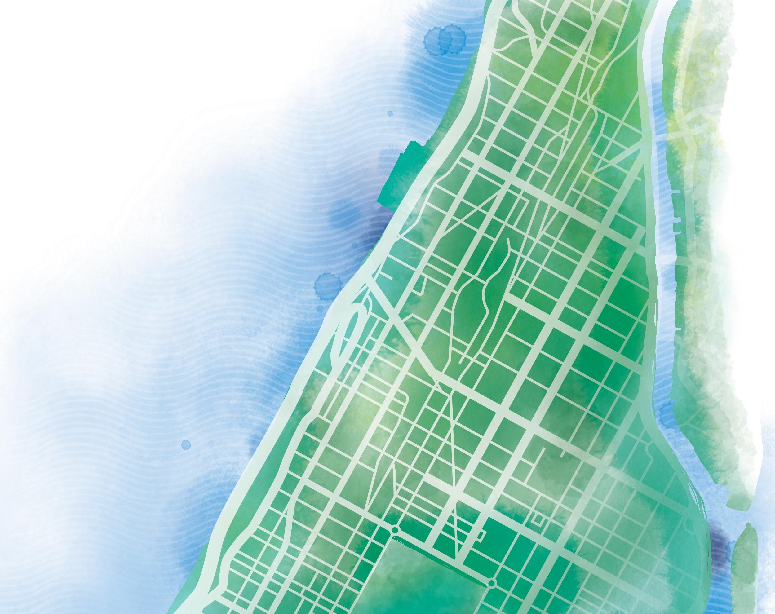 Custom map illustration