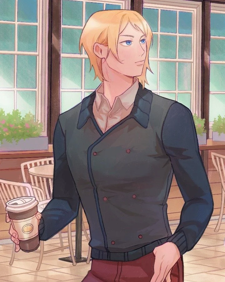 Have you noticed our new promo art?

@drawnbymabel did a wonderful job incorporating elements of the existing styles in our game with her own.

Pictured is a moment where Kacper appears to be adjusting to his new (after)life. Will you be joining him?