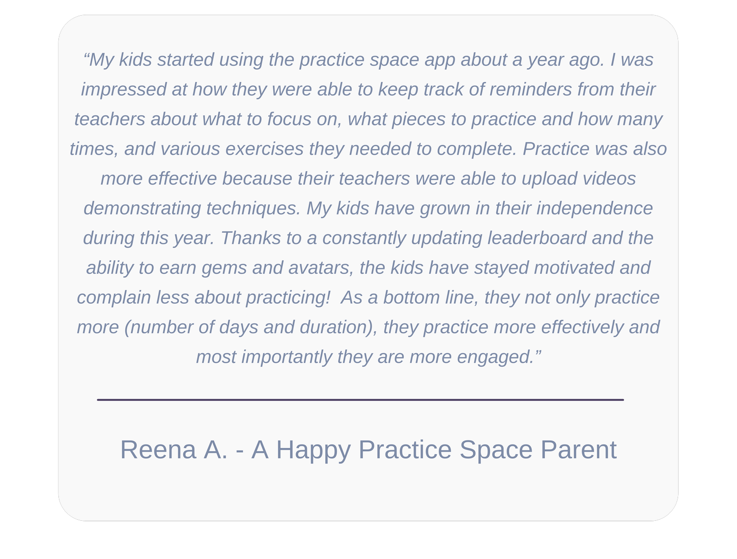 Music Practice App for Teachers and Students — Practice Space
