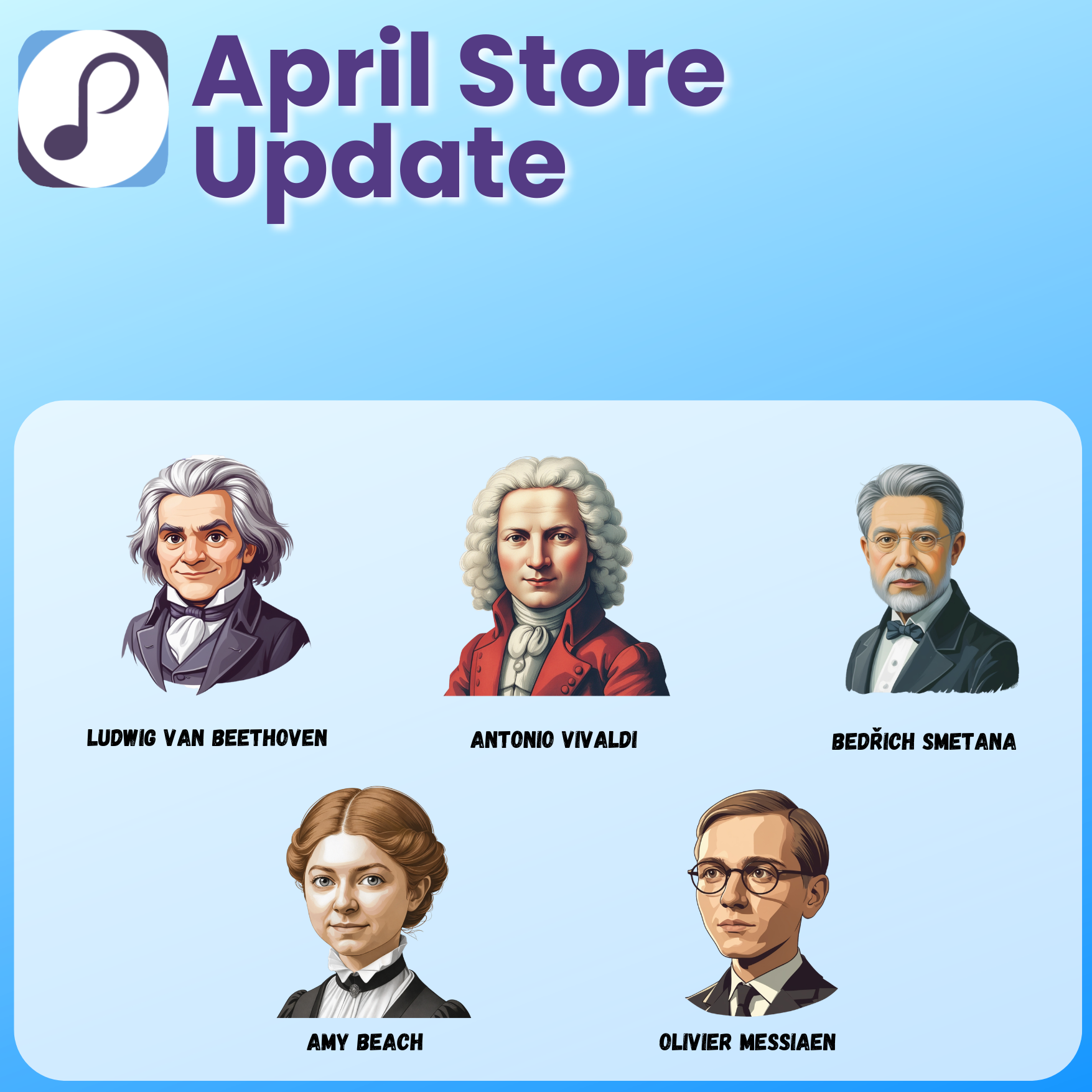 New April Store Update - Listen to the World Around You!