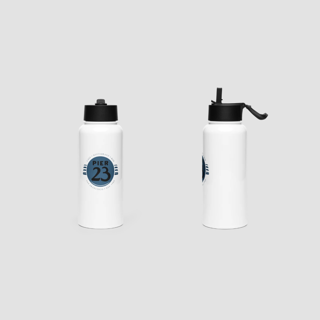 Stainless Steel Water Bottle with a Straw Lid (32oz) From $28.34