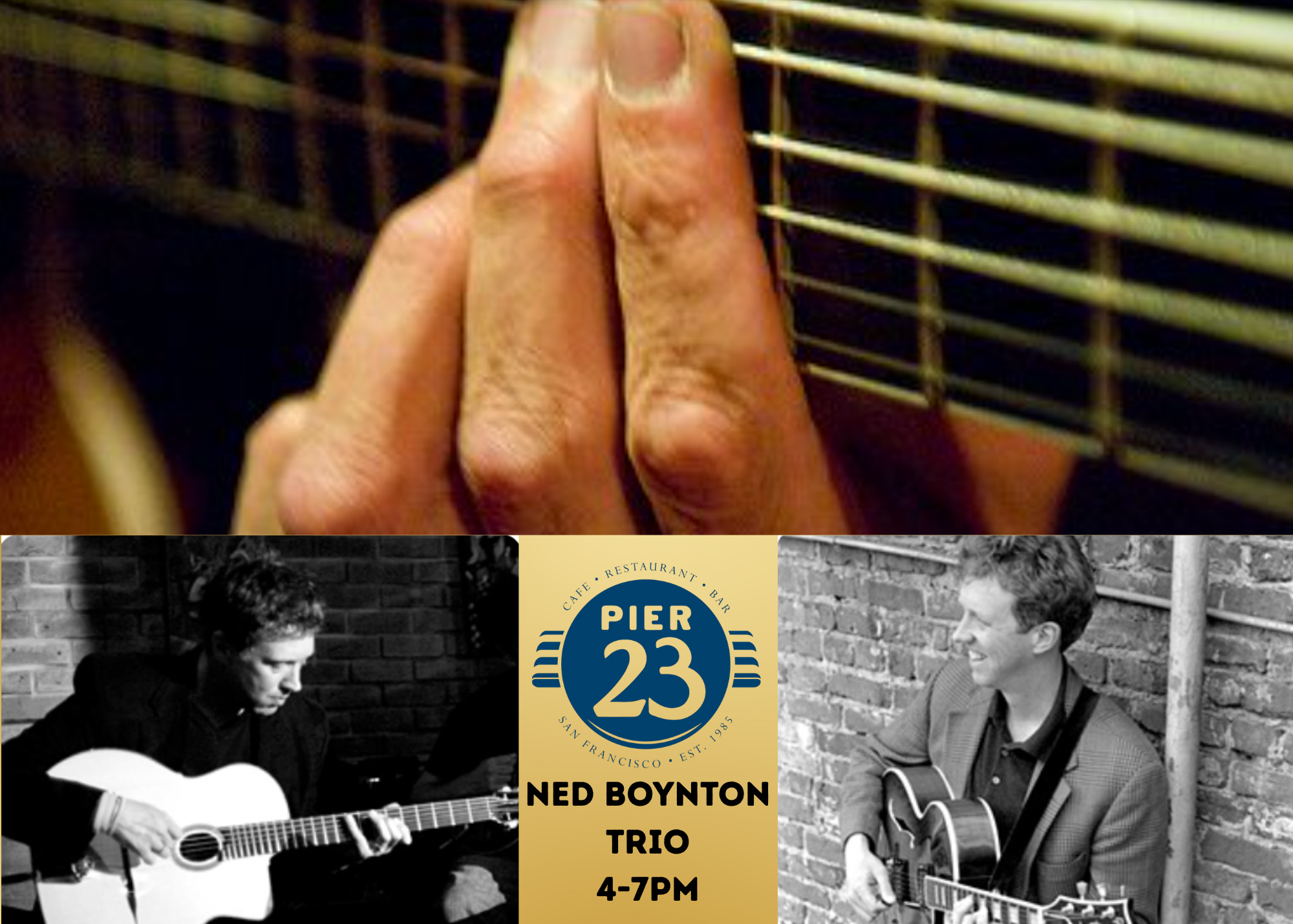 Ned Boynton Trio 4-7PM