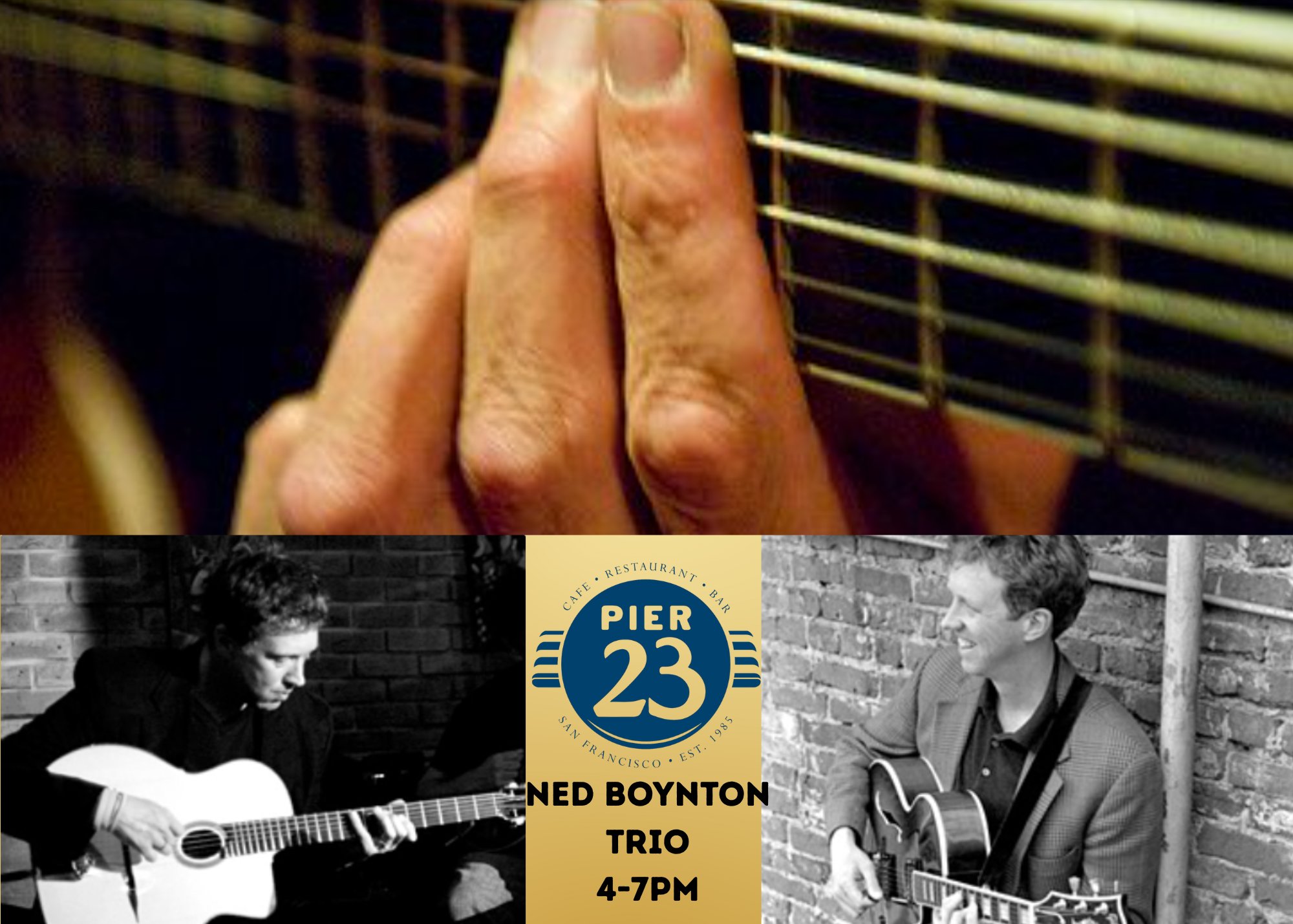 Ned Boynton Trio 4-7PM