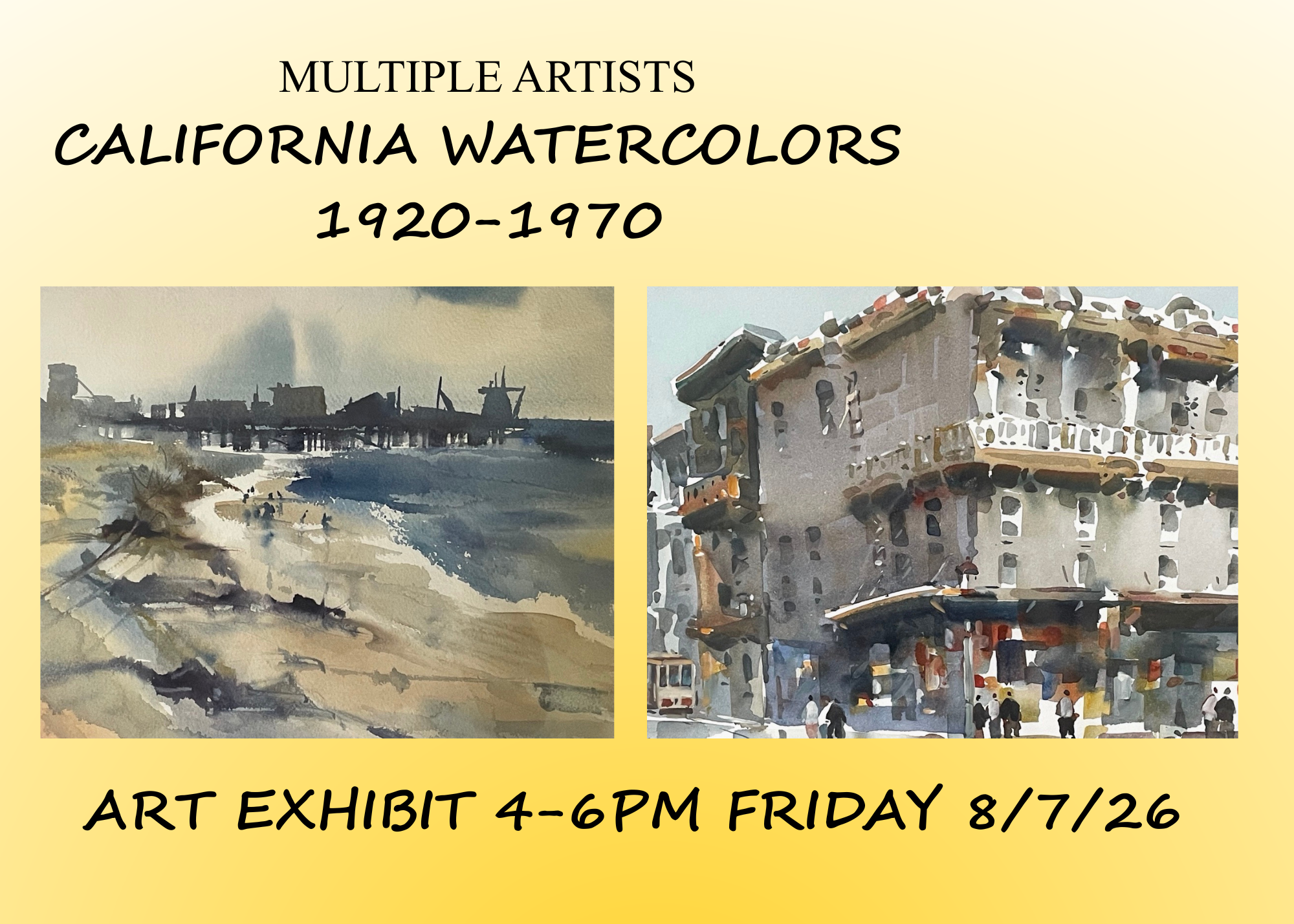 CALIFORNIA WATERCOLORS