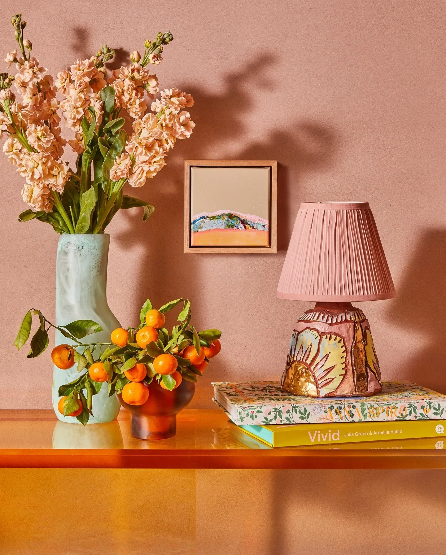 A fresh batch of work available soon 🩷 Photographed by
@stephanie_rooney and styled by
@nikkimcgar_interiors 
@stylosaurus.studio 
@redesign.my.space
@greenhouseinteriors