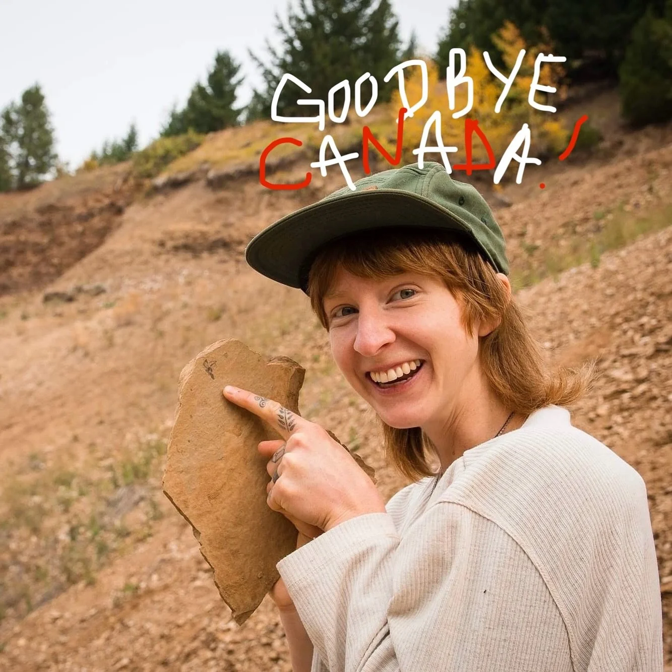 Here&rsquo;s a photo of me having one of the happiest moments of my life, when I found a fossil. Also, I&rsquo;m leaving Canada indefinitely. Many forces have coalesced to bring about a complete dissolution of my current life form. I am now the goo i