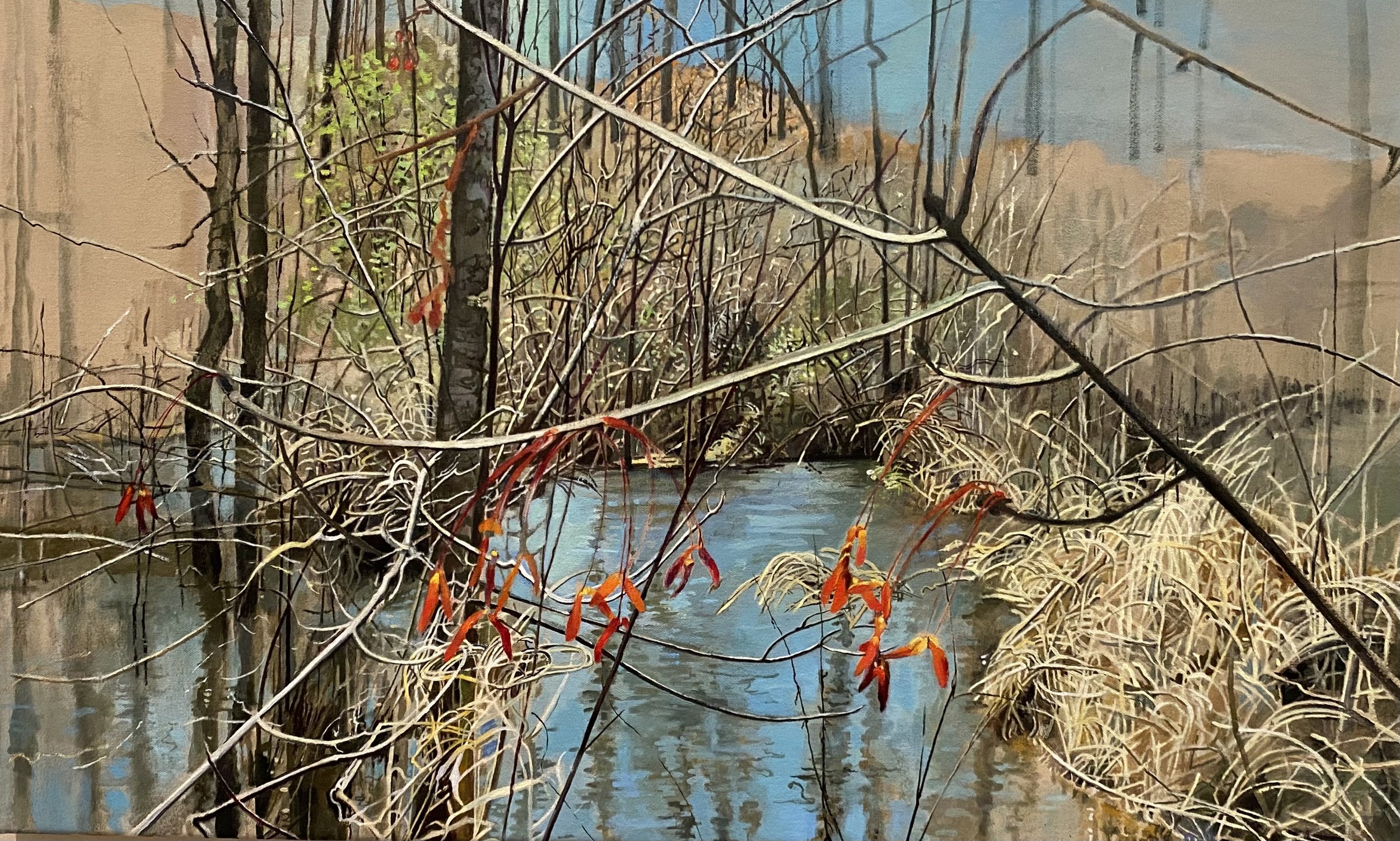 "Emerge"   oil   18" x 30"   2024