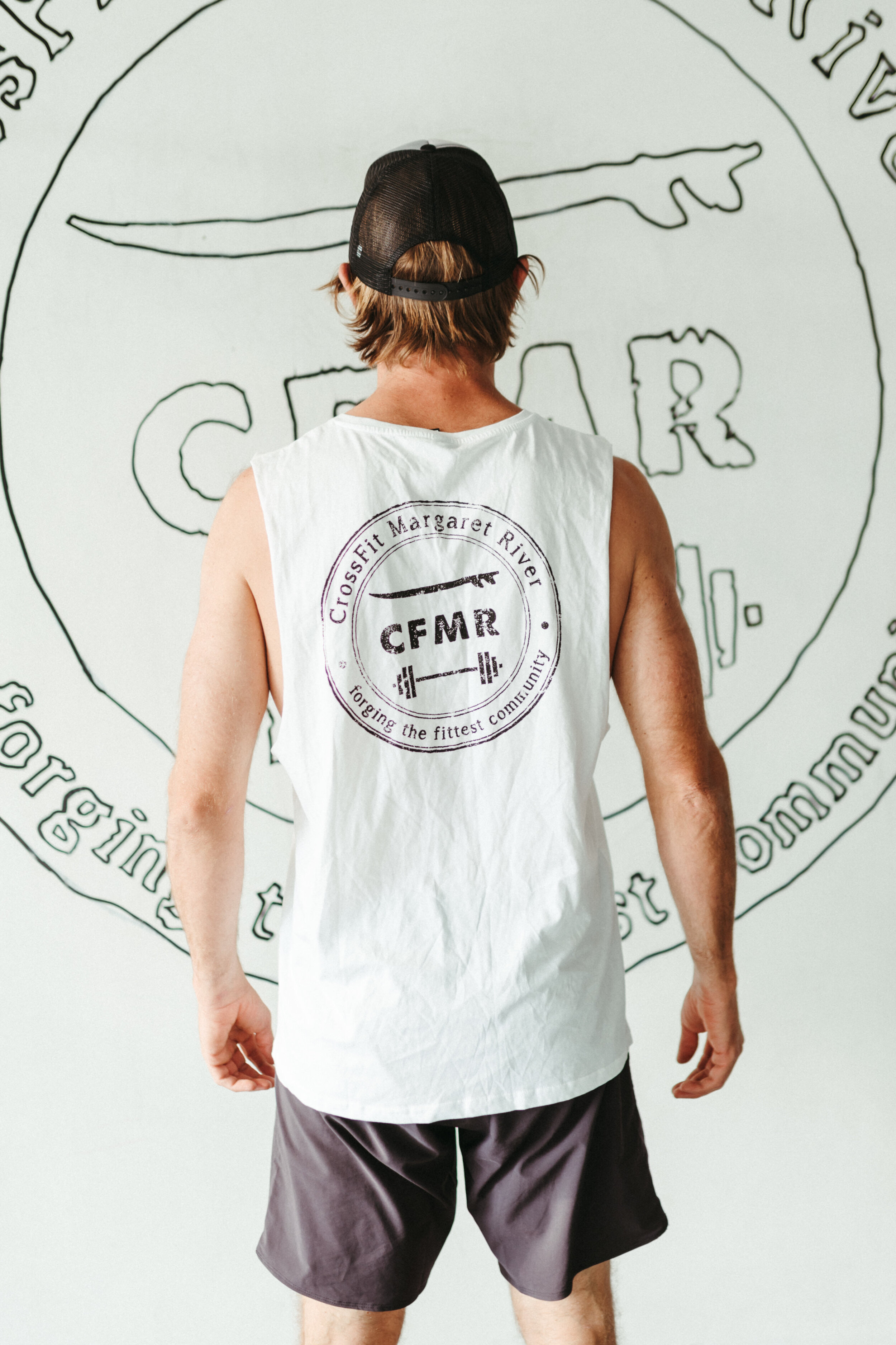 CFMR Round Logo Muscle Tee (Unisex)