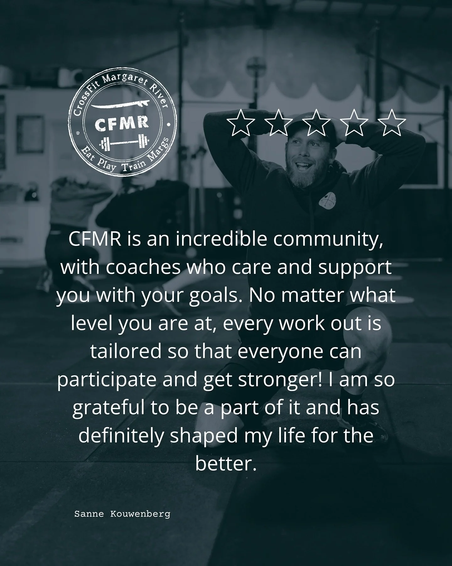 ⭐️⭐️⭐️⭐️⭐️ Member Reviews
Nothing makes us prouder than seeing our members thrive &mdash; thank you Sanne, Elena &amp; Floss for sharing your experience 🙏
At CFMR, we&rsquo;re more than just a gym. 
✔️ World-class CrossFit training ✔️ A supportive, 