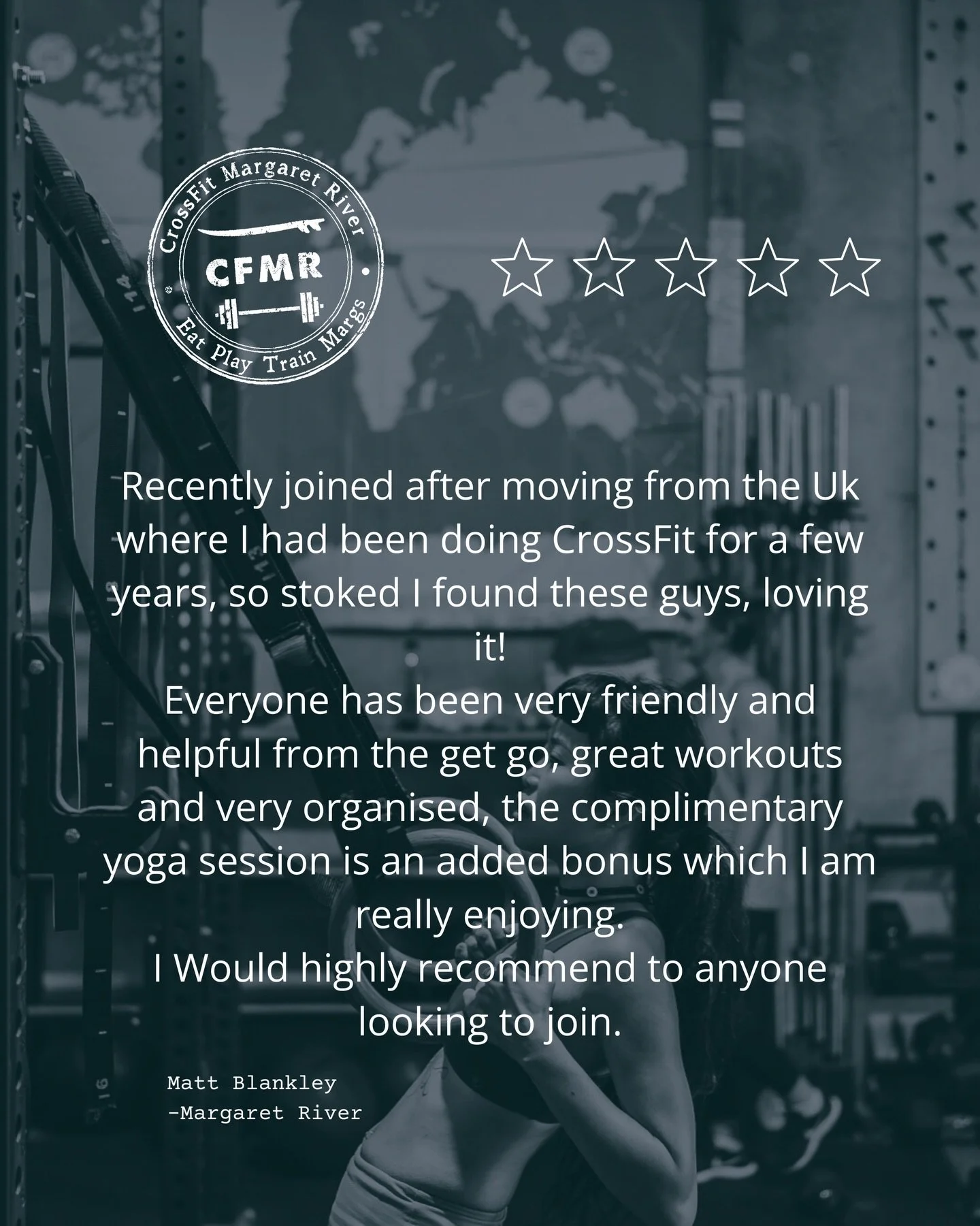 Nothing means more to us than hearing how training at CFMR feels for our members.

Thank you Peter, Melodie and Matt for taking the time to leave such thoughtful 5-star reviews.

CFMR has always been about more than workouts. It&rsquo;s about 
👋 sho