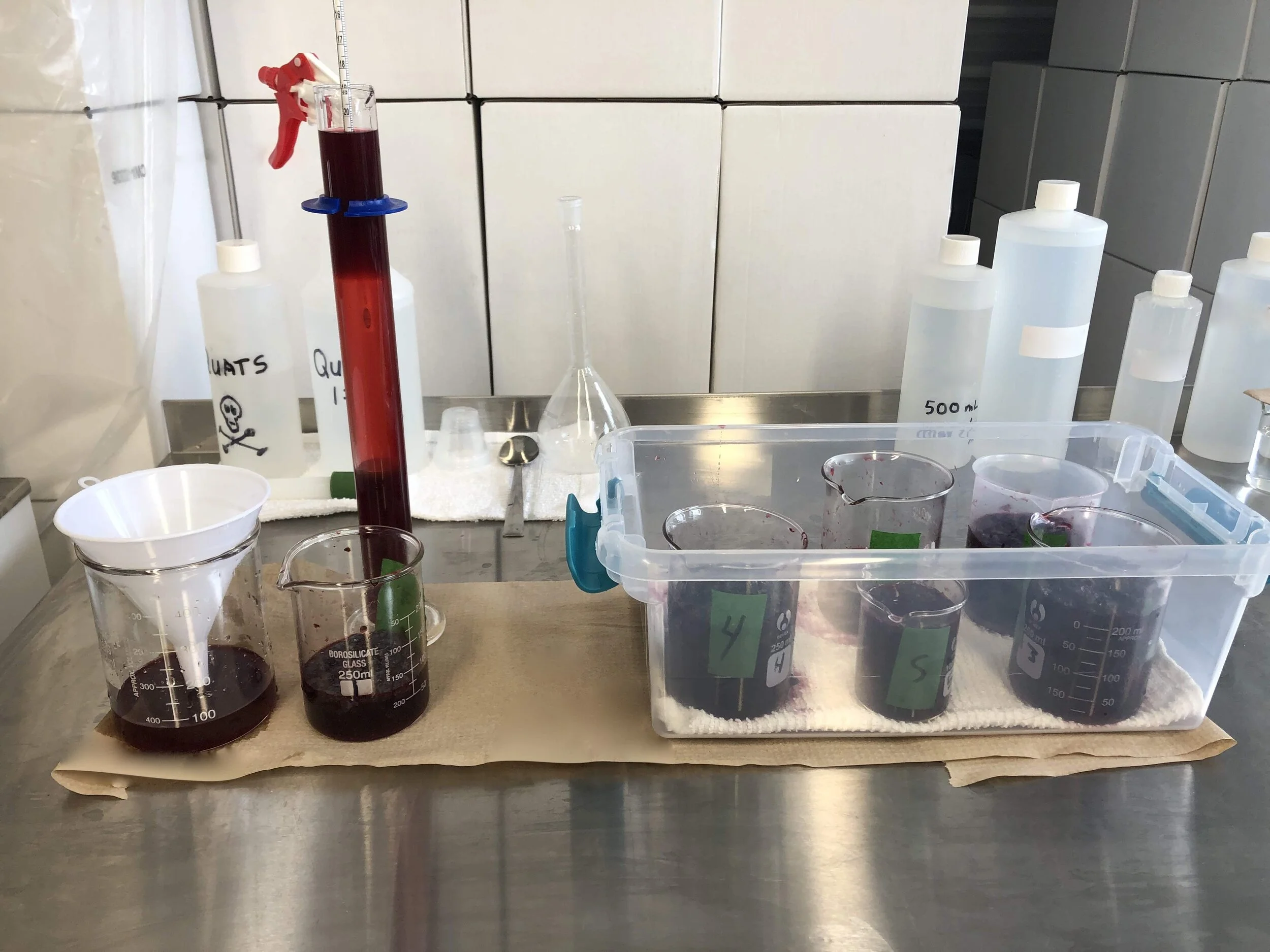 Bench Trials in Winemaking