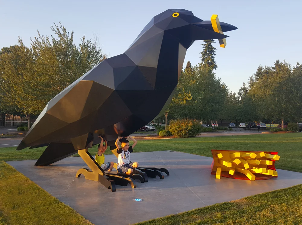 Kids love crows!