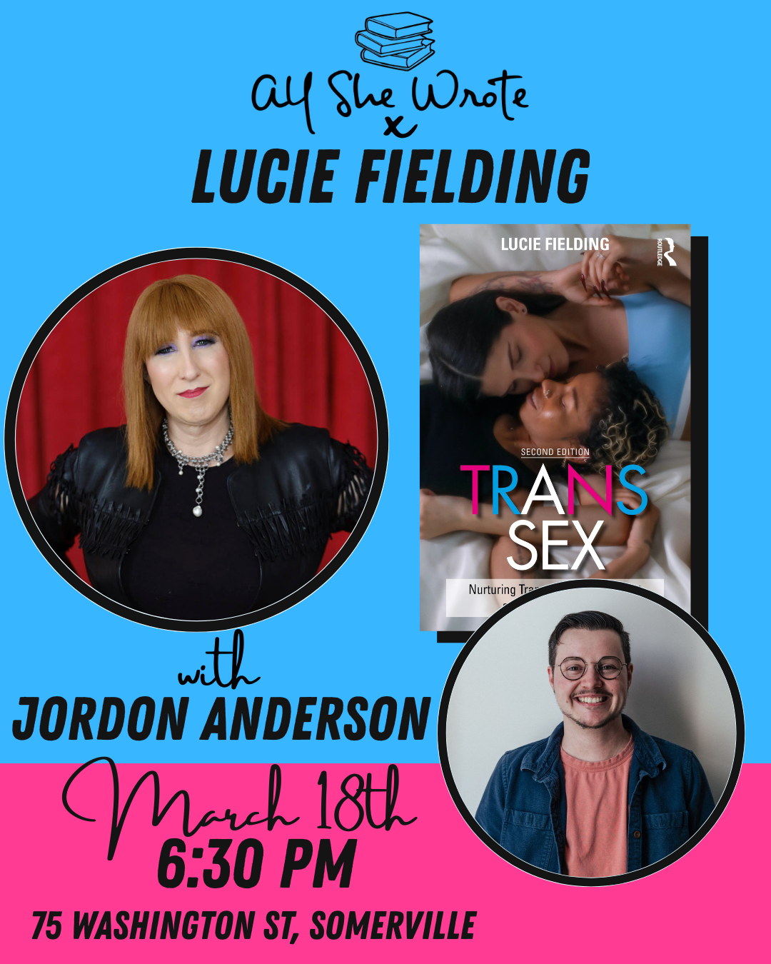 All She Wrote Books: Lucie Fielding in Conversation with Jordon Anderson