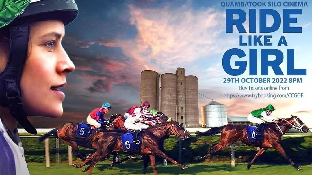 Quambatook Silo Cinema - Ride like a girl