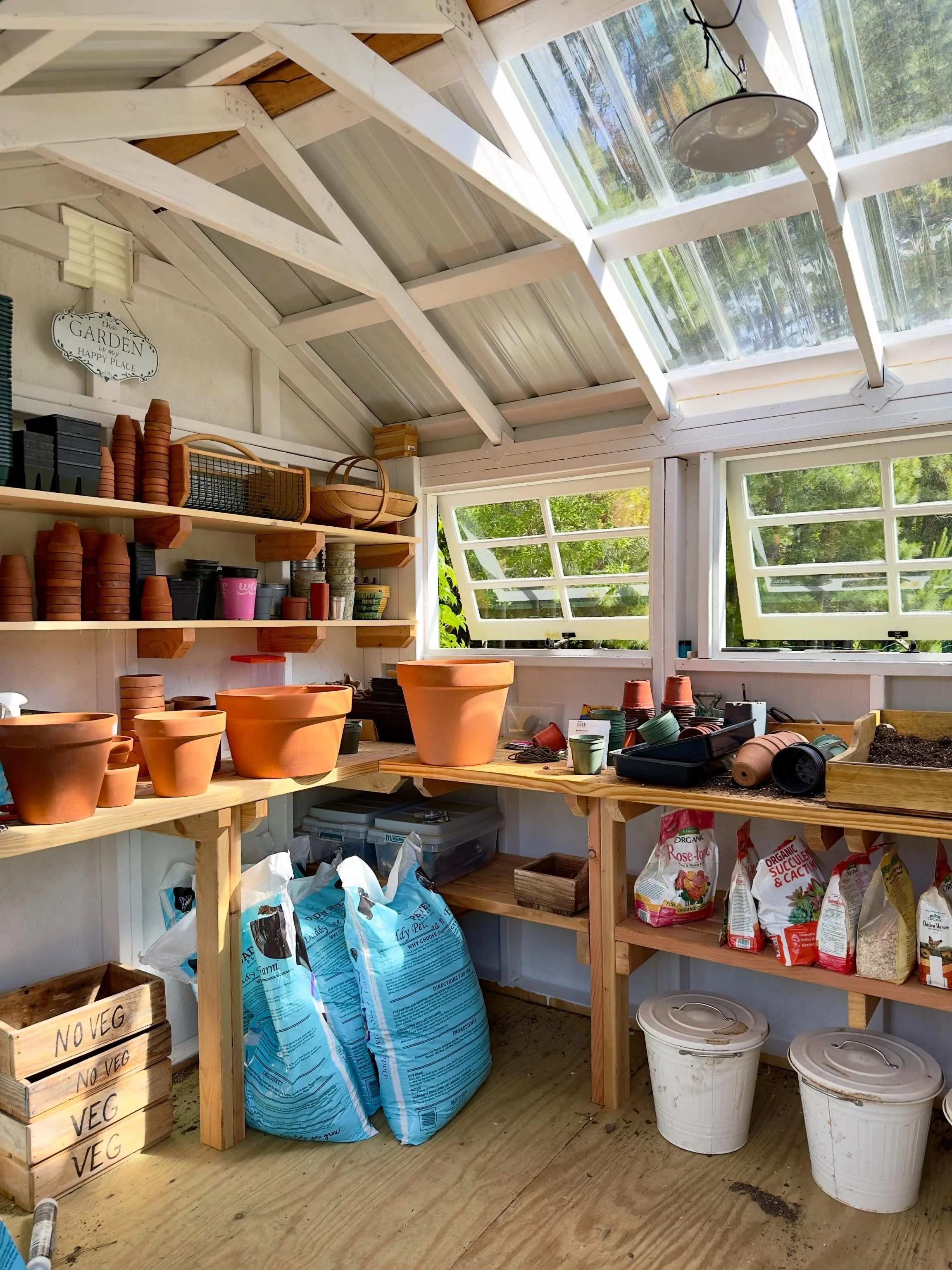 Messy shed