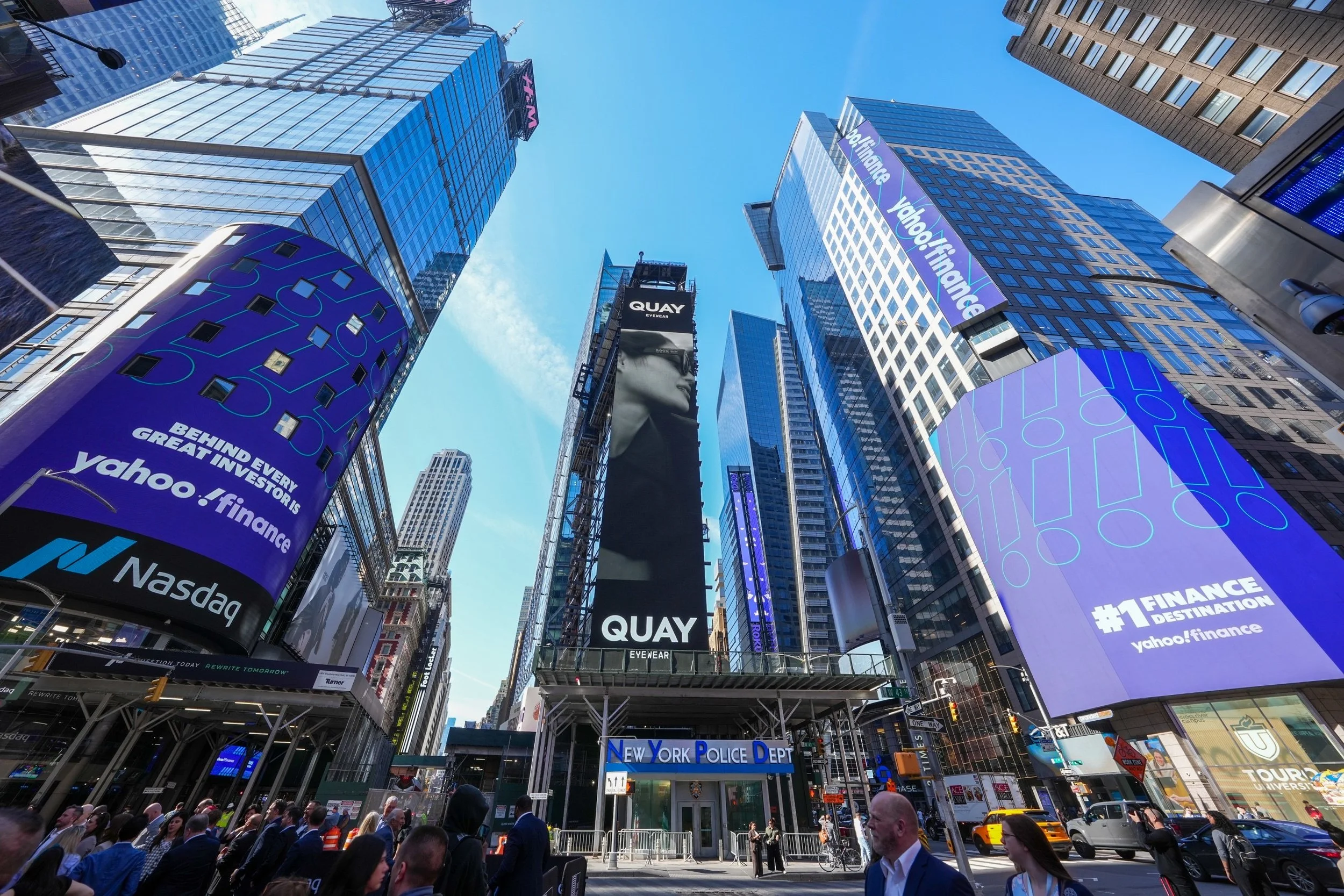 Yahoo! Finance Times Square billboards