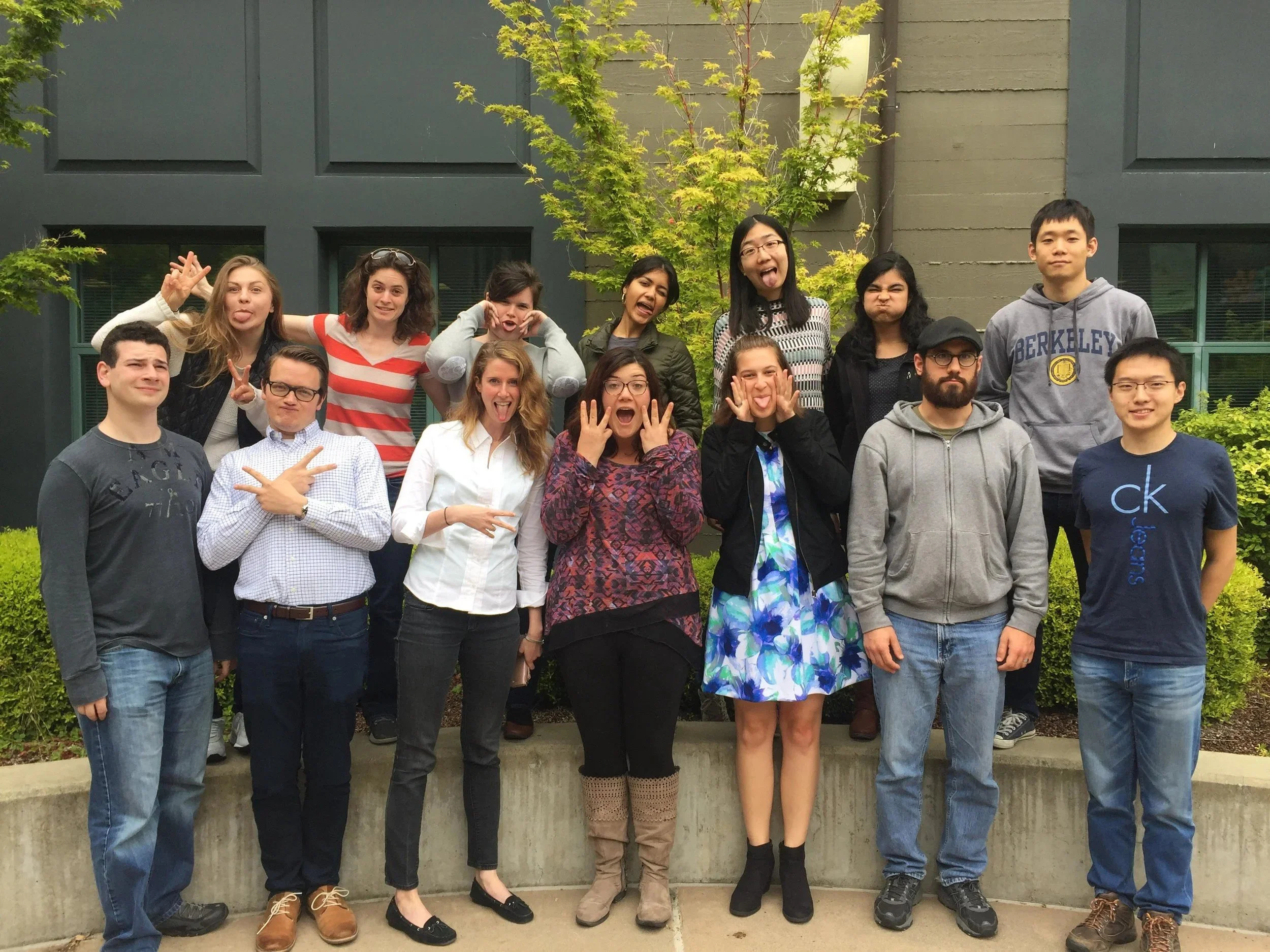Lab Members, Spring 2017 (Outtake)