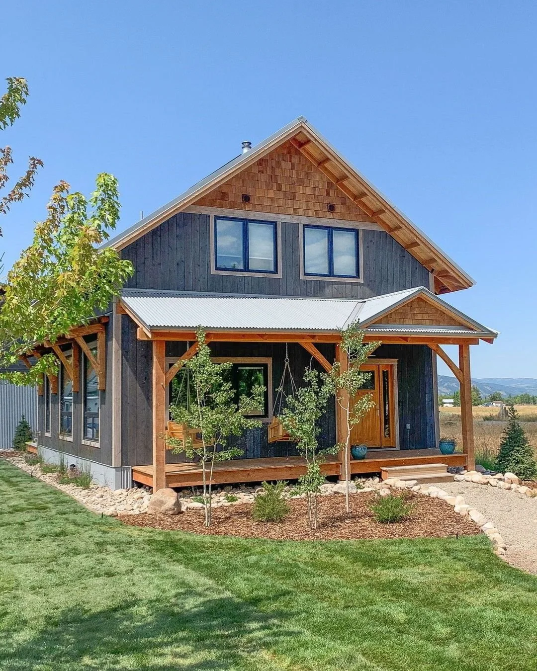 We built this timber frame home to not only last a lifetime, but to harness the natural environment to keep you comfortable year round. Large south facing windows not only take in the views of the surrounding mountains, but high-solar heat gain glazi