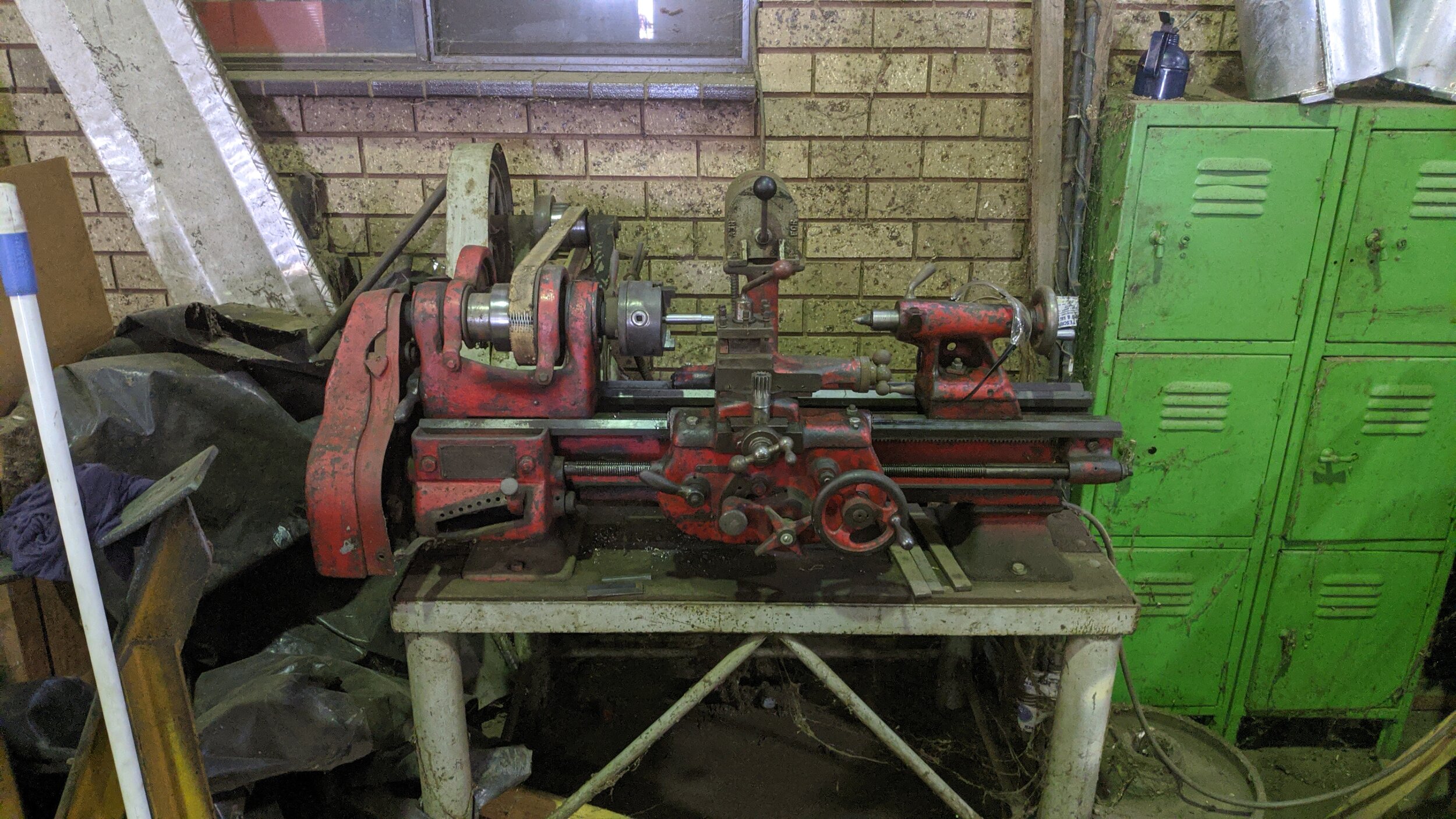  Duncan Bate’s first lathe from 1949 