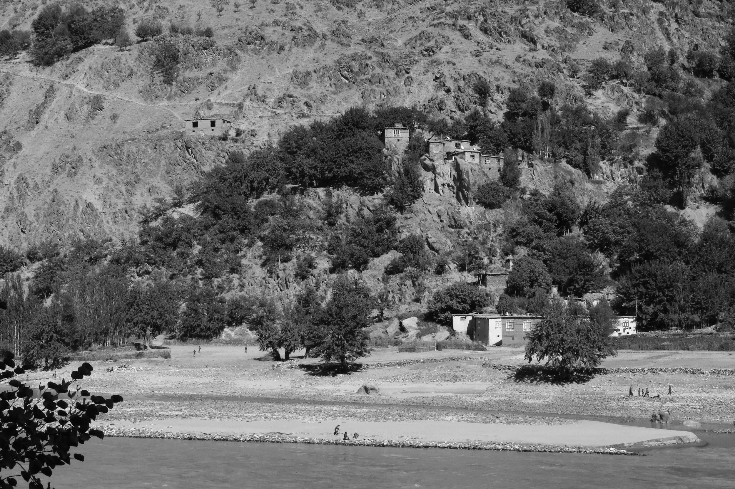 We’ve grown used to observing rural life in Afghanistan from across the river