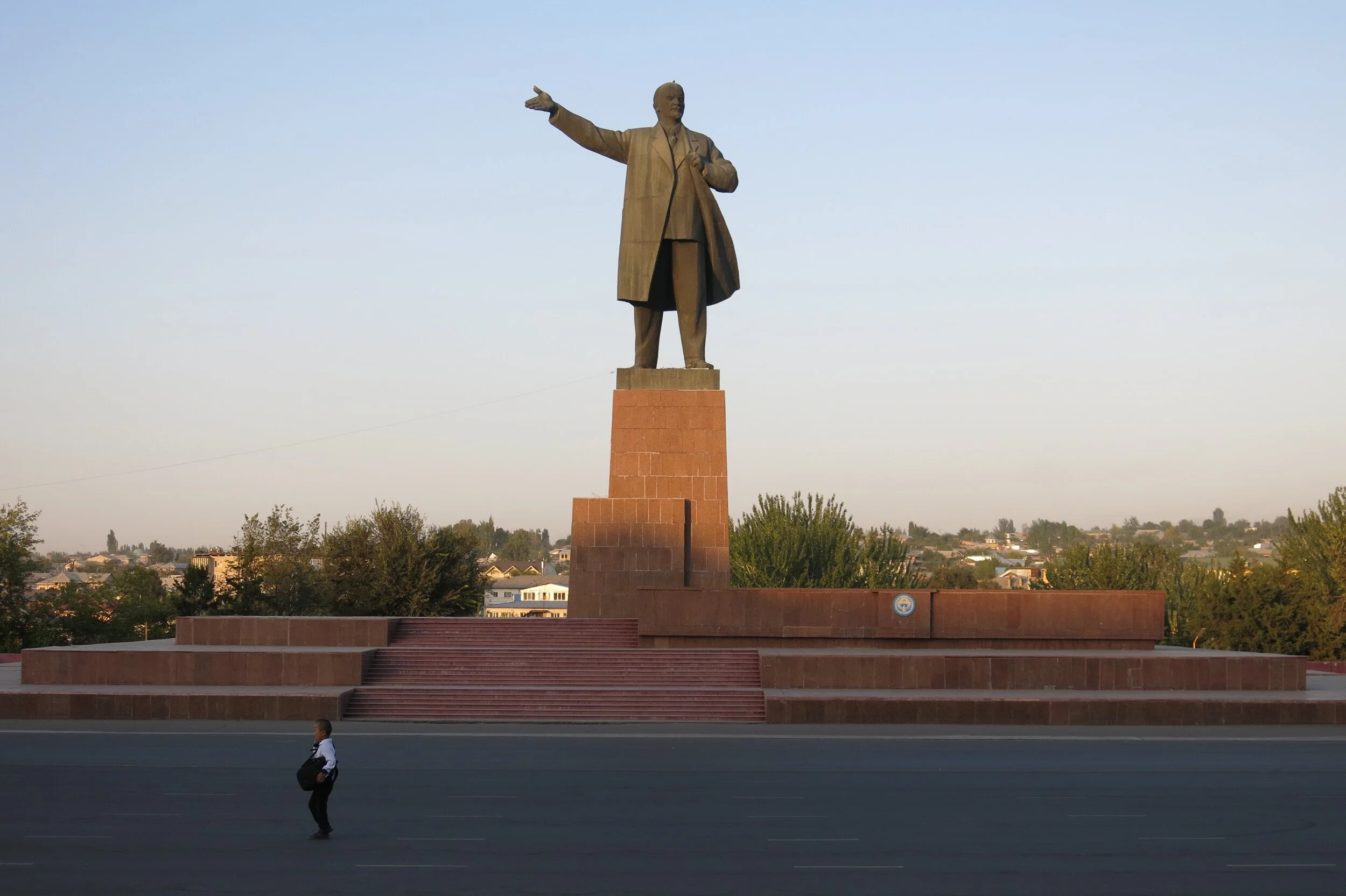 Lenin in the centre of Osh. PHOTO: ISOBEL EWING
