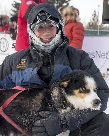 Matt Hall and Keeper Yukon Quest Dog Sled Race