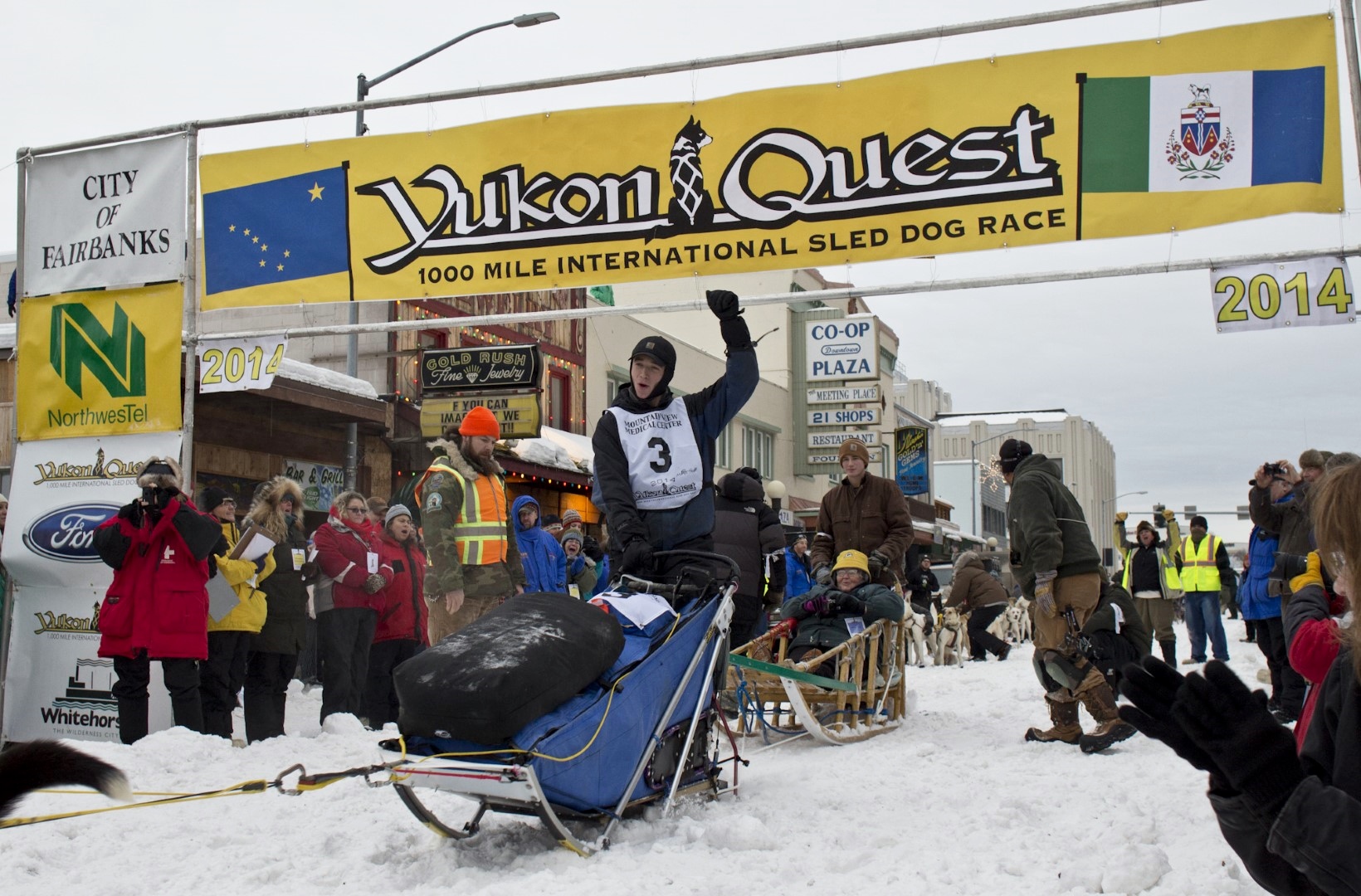 Matt Hall Yukon Quest Dog Sled Race