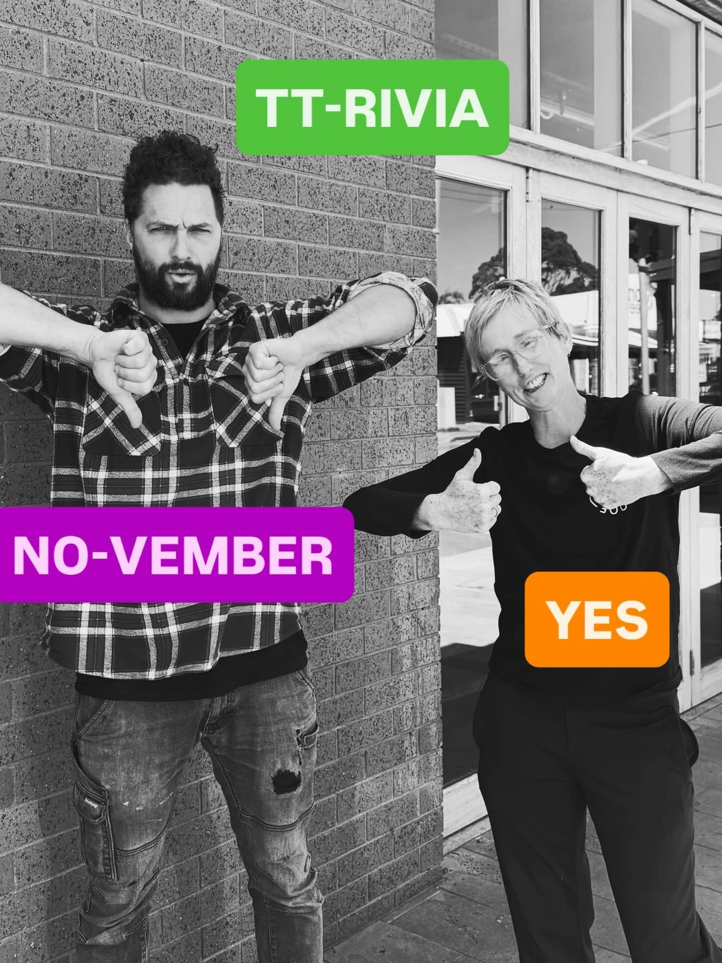 Yes or No-vember Trivia.  The extra T is for The Best Fun!! Grab a group and come harass Sam as he takes you on a wonderful trivia journey!! . .  It&rsquo;s the final trivia for the year, so it&rsquo;s the chance to get all your trivia energy out.  B