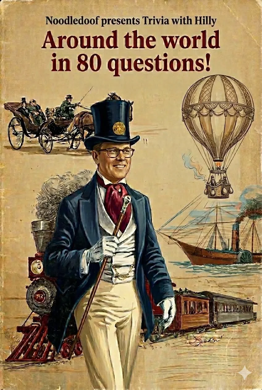 Around the world in 80 questions trivia