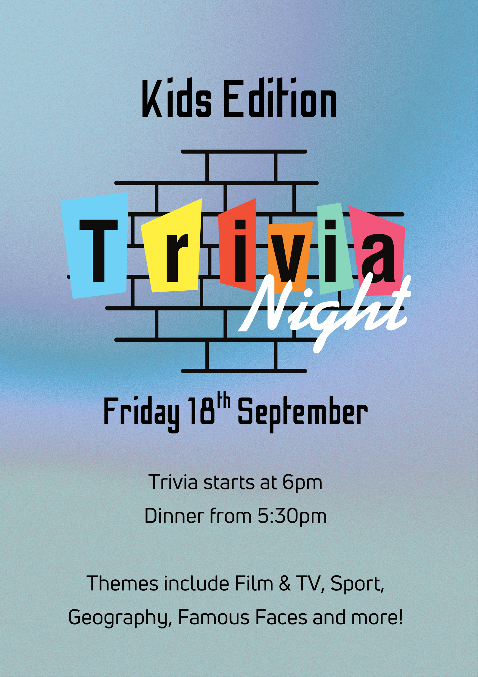 Trivia Night - Kids Edition