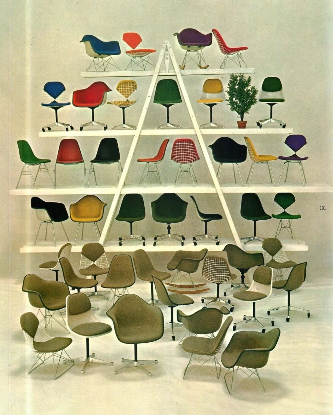  Eames chair collection  