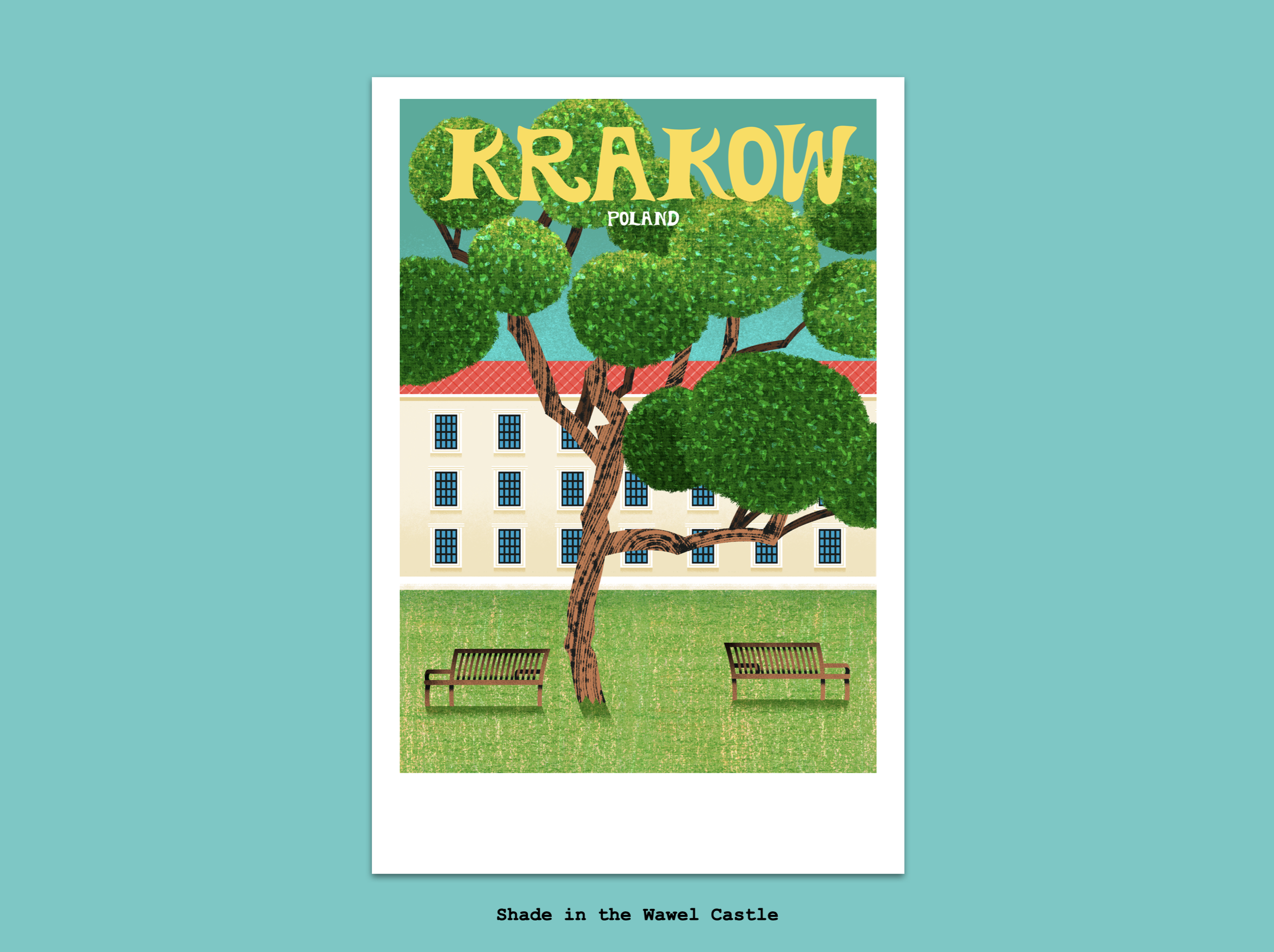 poland-poster-krakow-cityguide-travel-illustration-snow-garden.png