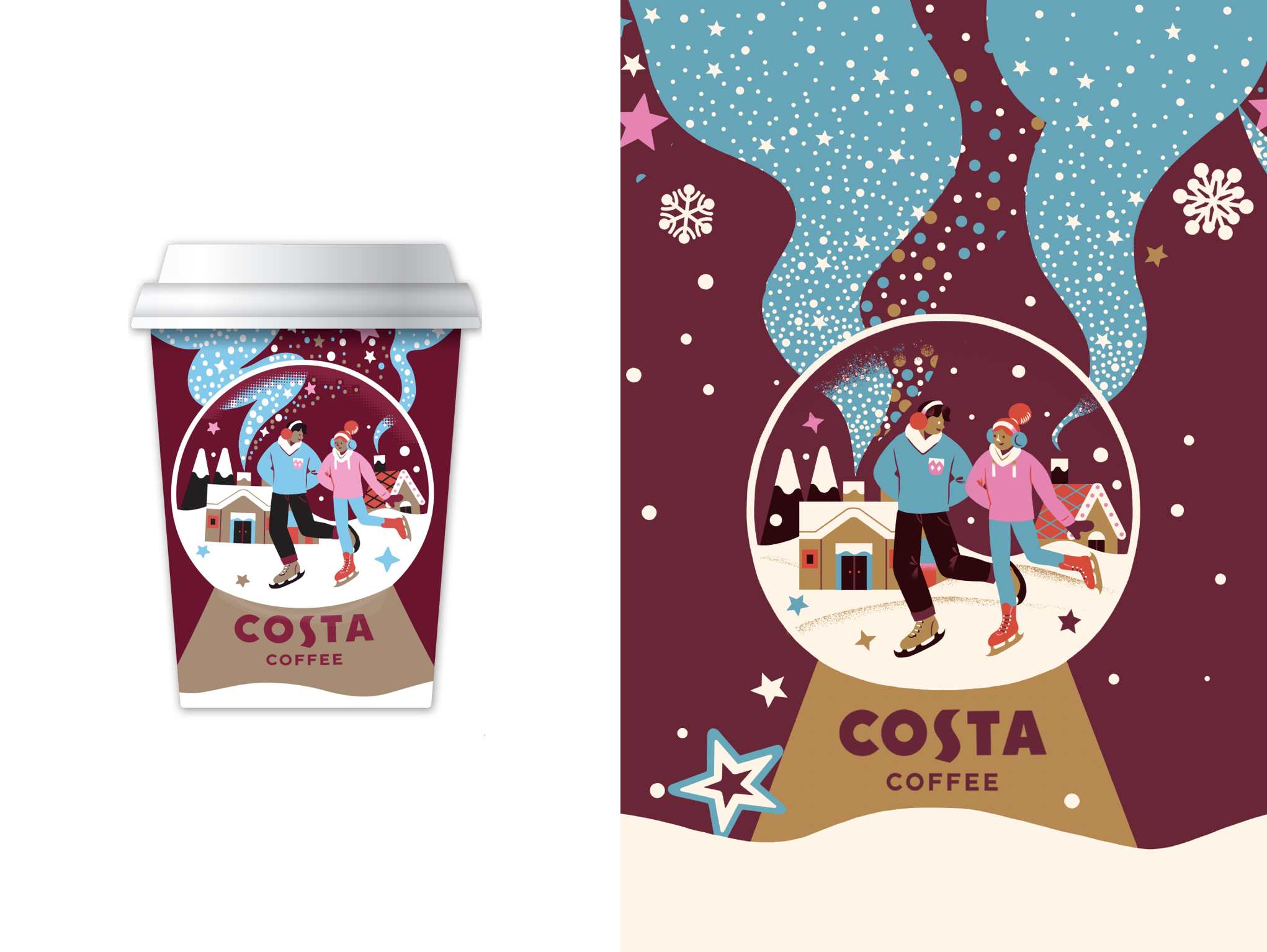 costa coffee festival illustration magic snow ball-blue-1.png