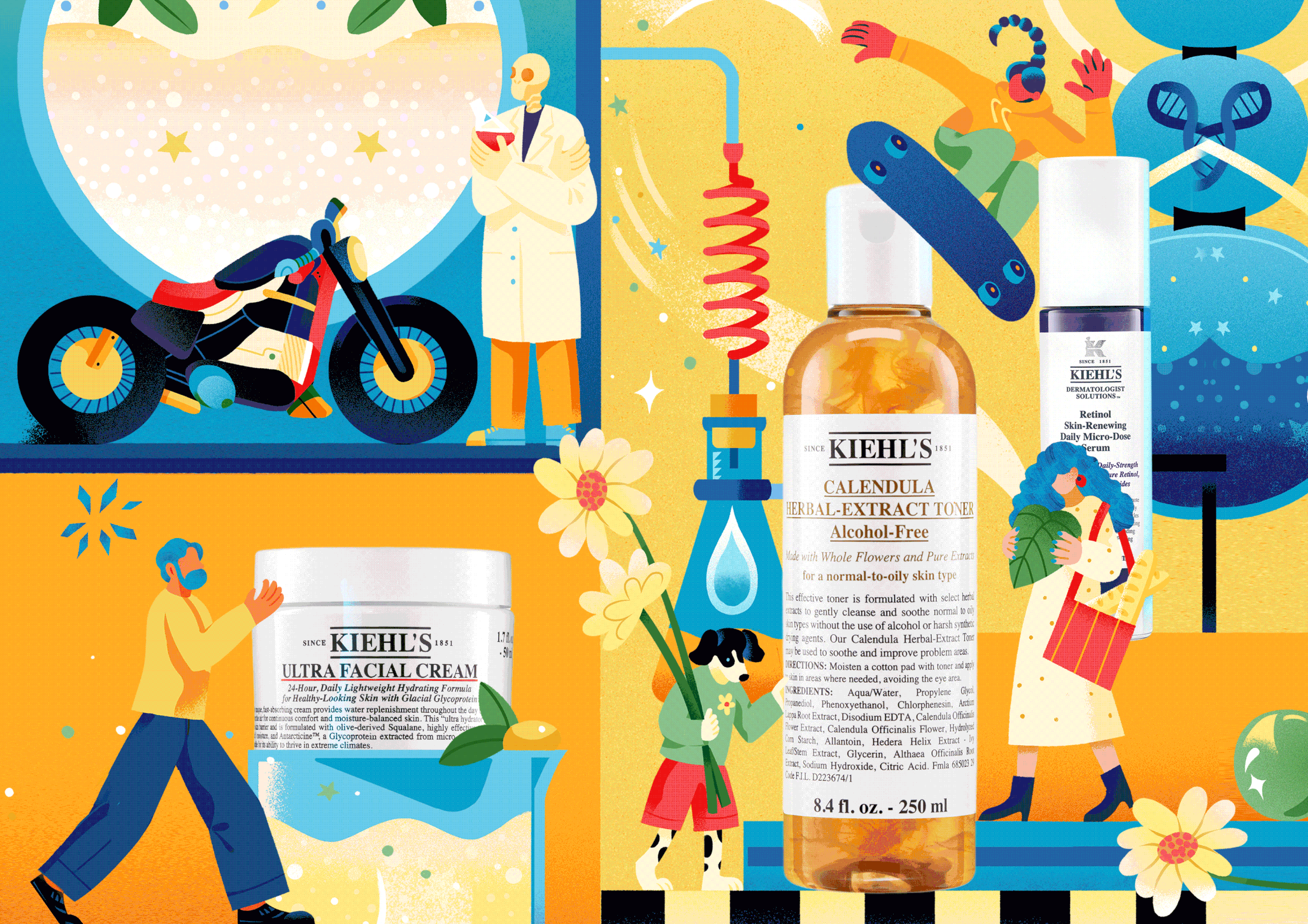Kiehl's | Skincare LAB Illustration