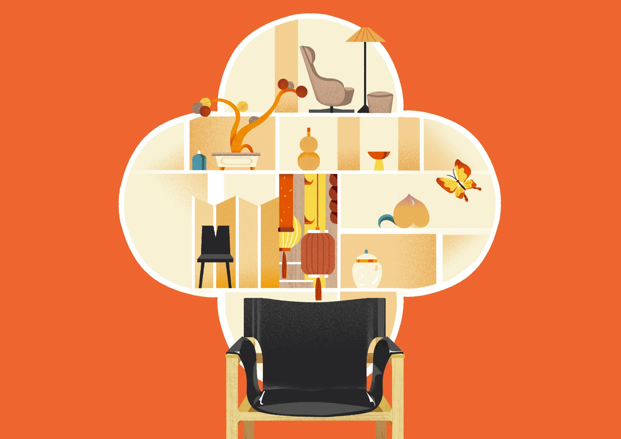 B&B italia | Chinese New Year Illustration