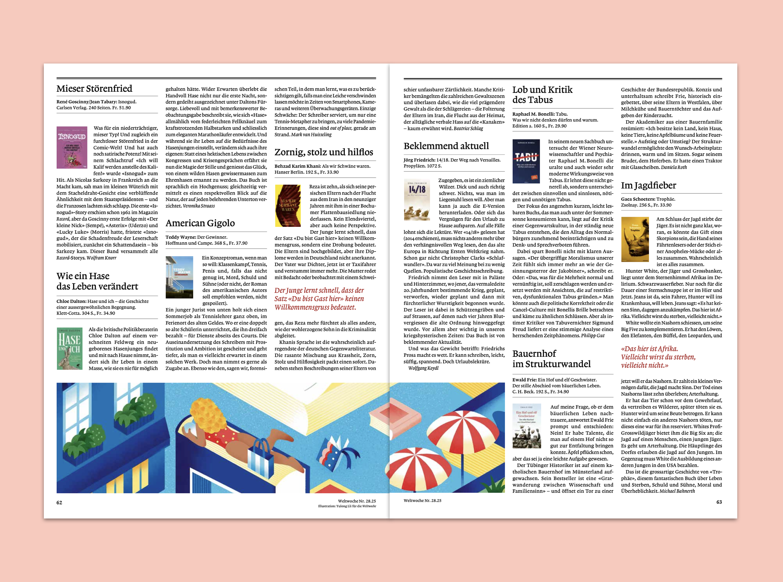Die Weltwoche magazine | Summer Reading