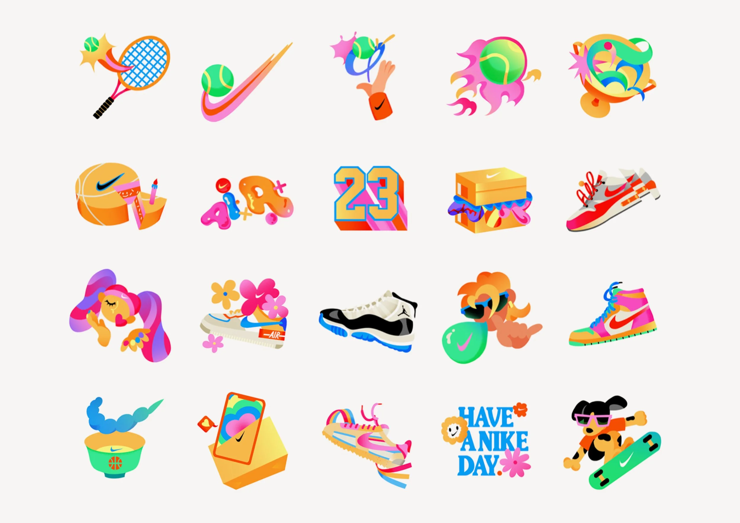 Nike | Illustration Stickers