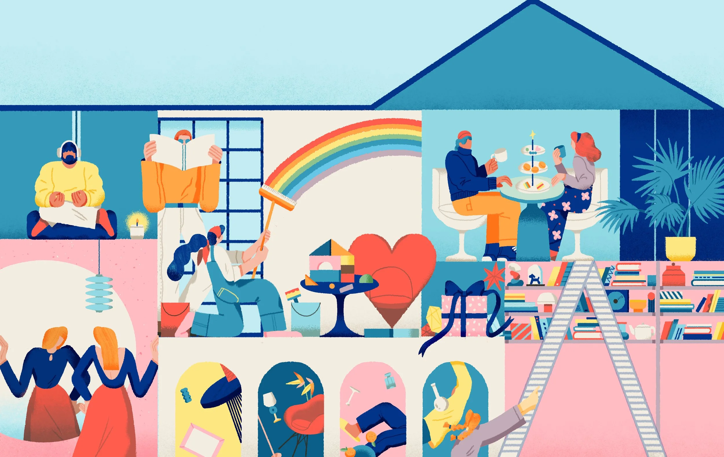 ELLE DECO Magazine Illustration