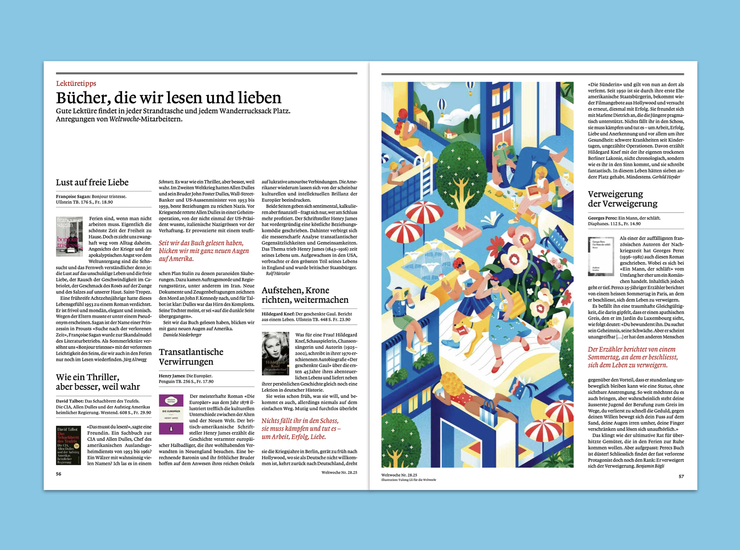 Die Weltwoche magazine | Summer Reading