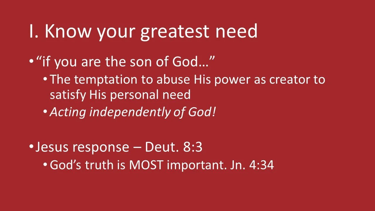 Relapse Pt 2 The Power Of Christs Victory Matthew 4 - 