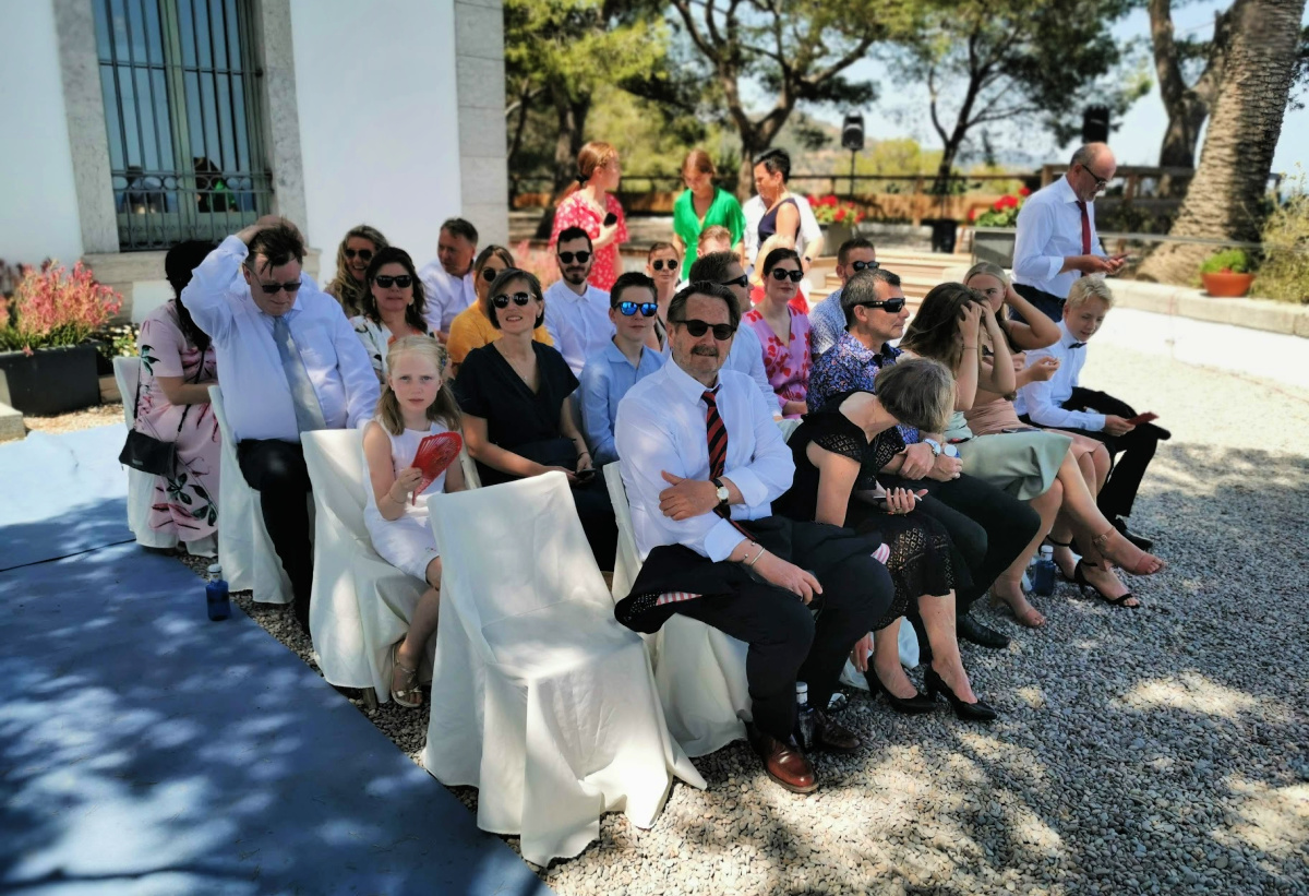 Brudens familie og venner