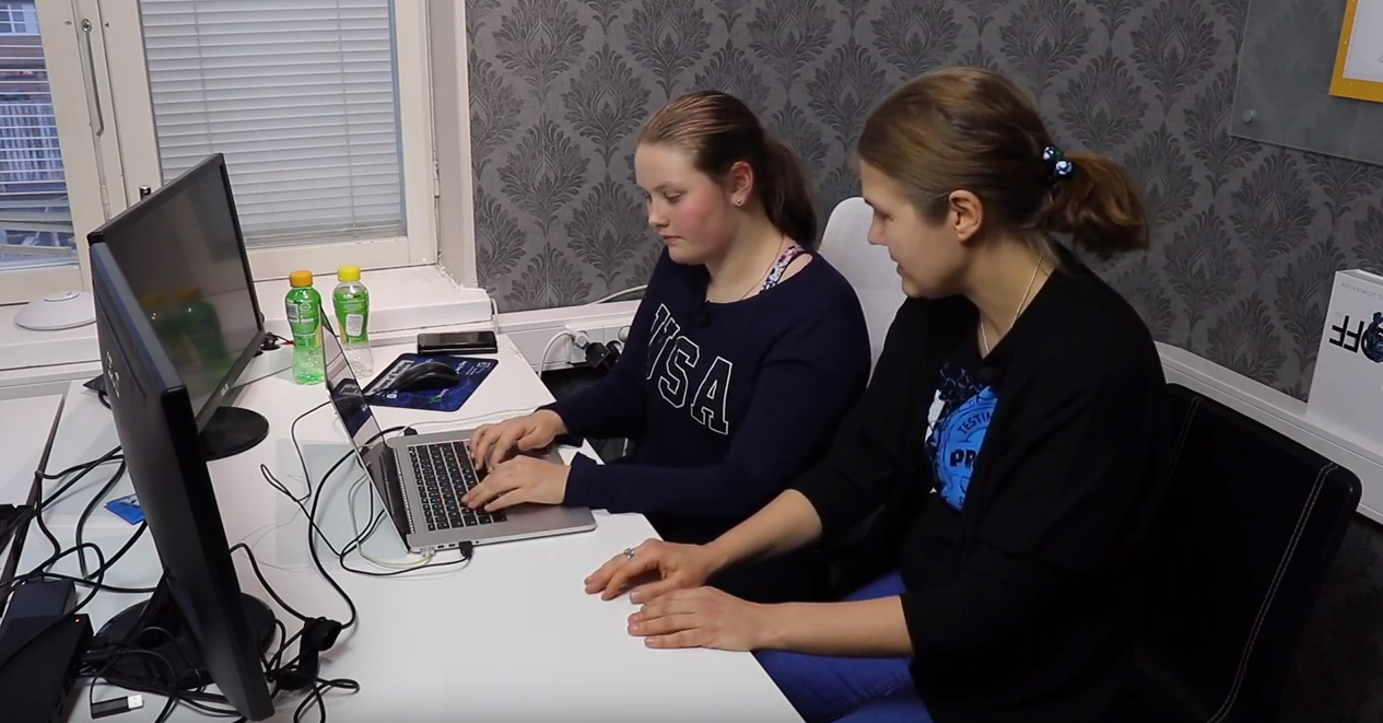 Ilona on koodannut blogisovelluksen TET-jaksollaan Provella